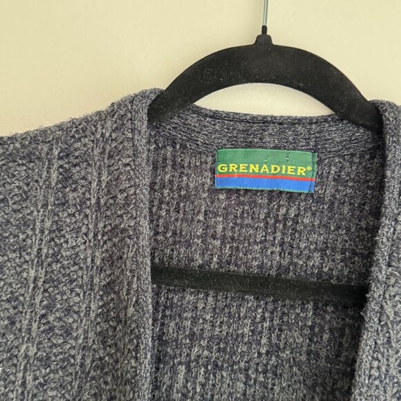 Vintage Blue Sweater Vest. - Picture 3 of 3